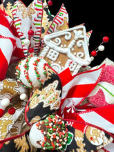 Gingerbread Man Christmas Wreath Christmas Candy Wreath