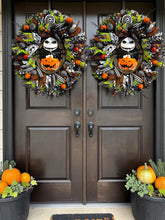 Jack Skellington Nightmare Before Christmas Lighted Halloween Wreath – Pumpkin King Front Door Decor