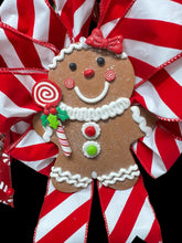 Gingerbread Man Christmas Wreath Christmas Candy Wreath