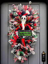 Christmas Jack Skellington Wreath ~ Large 43 Inch Nightmare Before Christmas Inspired Wreath Swag