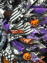 Nightmare Before Christmas Jack Skellington Wreath | Luxury Purple Halloween Front Door Decor