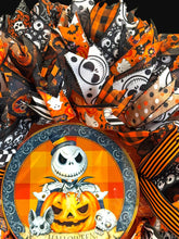 Jack Skellington Nightmare Before Christmas Lighted Halloween Wreath – Pumpkin King Front Door Decor