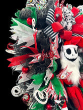 Christmas Jack Swag Wreath ~ Nightmare Before Christmas Inspired Wreath Swag