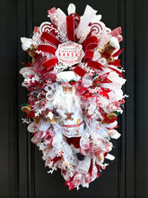 Gingerbread Santa Christmas Swag Wreath (Free Shipping)