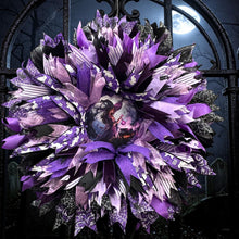 Halloween Purple Witch Wreath  Handmade