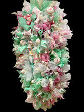 Pink Nutcracker Christmas Swag Wreath Bells  Free Shipping