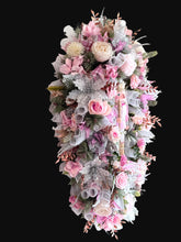 Pink Nutcracker Christmas Swag Wreath