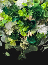 St Patrick’s Day Swag Wreath  Green Shamrock Wreath, Irish Holiday Door Decor, Large St Patrick's Wreath
