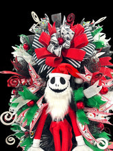 Christmas Jack Swag Wreath ~ Nightmare Before Christmas Inspired Wreath Swag