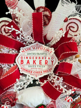 Gingerbread Santa Christmas Swag Wreath (Free Shipping)