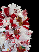 Gingerbread Santa Christmas Swag Wreath (Free Shipping)