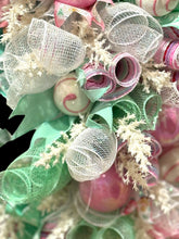 Pink Nutcracker Christmas Swag Wreath Bells  Free Shipping