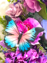 Purple Butterfly Floral Wreath – 24” Hydrangea Front Door Spring / Summer Wreath