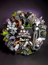 Jack Skellington Nightmare Before Christmas Lighted Halloween Wreath – Pumpkin King