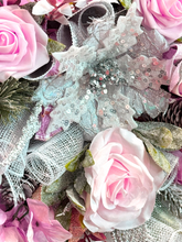 Pink Nutcracker Christmas Swag Wreath