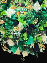 St Patrick’s Day Swag Wreath  Green Shamrock Wreath, Irish Holiday Door Decor, Large St Patrick's Wreath
