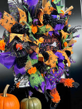 Halloween Witch & Broom Wreath  Handmade Witch's Butt Halloween Wreath