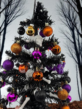 Halloween Christmas Tree Black Bat Tree with Orange Lights (Free Shipping)