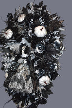 Halloween Ghost Witch Wreath - Large  Halloween Swag Wreath White Ghost Witch Doll