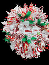 Candy Cane Christmas Wreath Christmas Candy Wreath