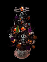 Halloween Jack Tree Nightmare Before Christmas Inspired with Orange Pumpkin Lights (Free Shipping)