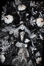 Halloween Ghost Witch Wreath - Large  Halloween Swag Wreath White Ghost Witch Doll