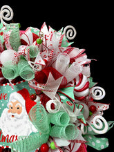 Christmas Santa Wreath Christmas Believe in the Magic of Christmas