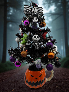 Halloween Jack Tree Nightmare Before Christmas Inspired with Orange Lights (Free Shipping)