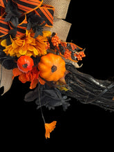 Halloween Jack o Lantern Wreath    Budget Friendly Halloween Farmhouse style Wreath