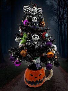 Halloween Jack Tree Nightmare Before Christmas Inspired with Orange Lights (Free Shipping)