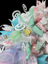 Pink Gingerbread Man Christmas Wreath With Pastel Colors