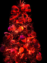 Halloween Christmas Tree Black Jack o Lantern Tree with Orange Lights (Free Shipping)
