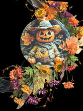 Rustic Halloween Fall Wreath  Country Style Primitive Halloween Wreath