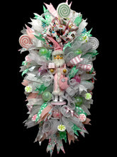 Pink Nutcracker Christmas Swag Wreath Free Shipping