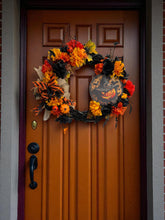 Halloween Jack o Lantern Wreath    Budget Friendly Halloween Farmhouse style Wreath