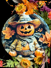 Rustic Halloween Fall Wreath  Country Style Primitive Halloween Wreath