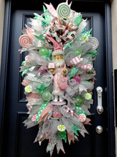 Pink Nutcracker Christmas Swag Wreath Free Shipping