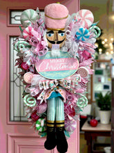 Pink Nutcracker Toy Solider Large Christmas Swag Wreath Free Shipping