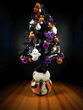 Halloween Christmas Tree Black  Spider Tree with Purple Lights (Free Shipping)