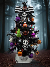Halloween Jack Tree Nightmare Before Christmas Inspired with Orange Pumpkin Lights (Free Shipping)