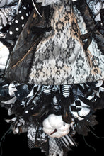 Halloween Ghost Witch Wreath - Large  Halloween Swag Wreath White Ghost Witch Doll