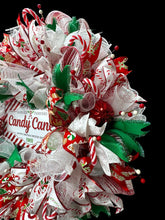 Candy Cane Christmas Wreath Christmas Candy Wreath
