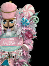 Pink Nutcracker Toy Solider Large Christmas Swag Wreath Free Shipping