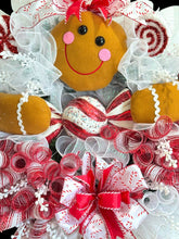 Gingerbread Man Christmas Wreath Christmas Candy Wreath